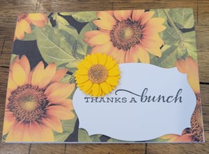 Image of Thanks a Bunch (of sunflowers)- **Ukrainian Refugee Fundraiser**