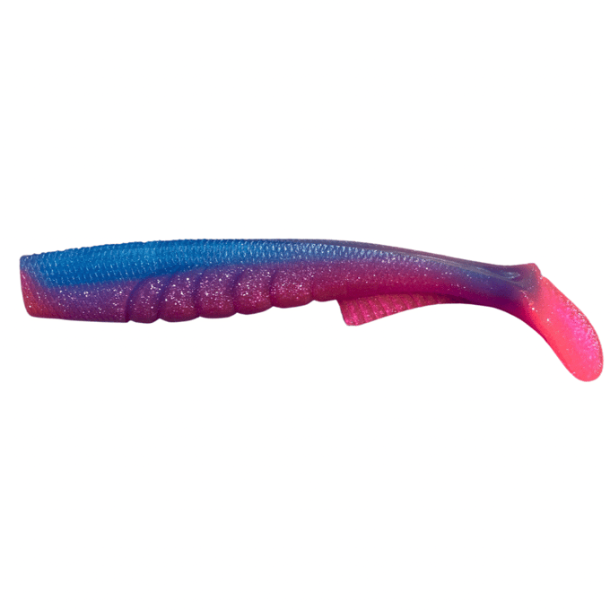  Extreme Whiptail Shad 柔軟釣魚誘餌15.2 公分條紋貝斯