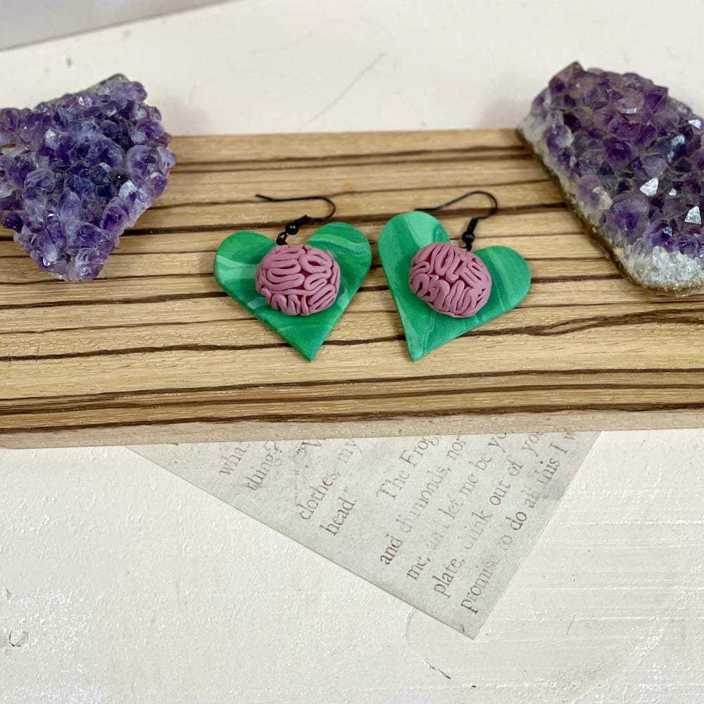 Image of Zombie Brains Earrings