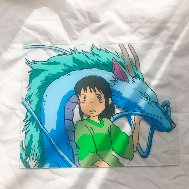 Spirited Away Glass Painting | Zee Designs