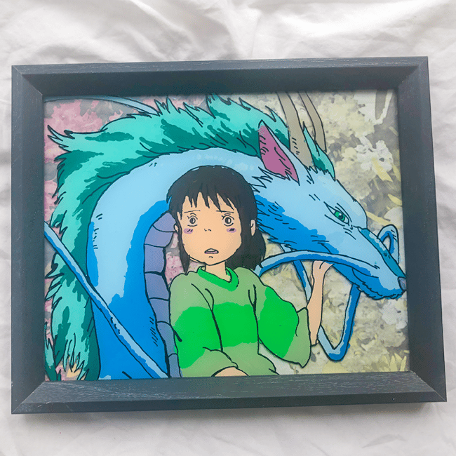 Spirited Away Glass Painting | Zee Designs