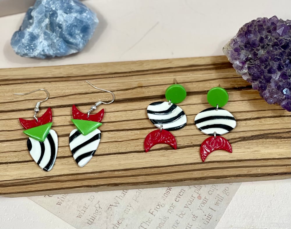 Image of Beetle Inspired Earrings