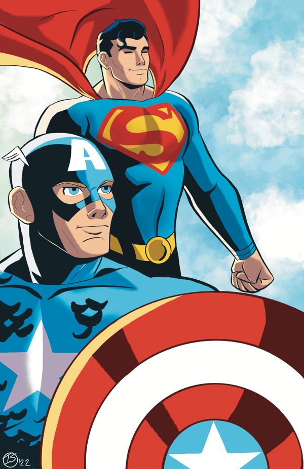 Image of Captain America/Superman