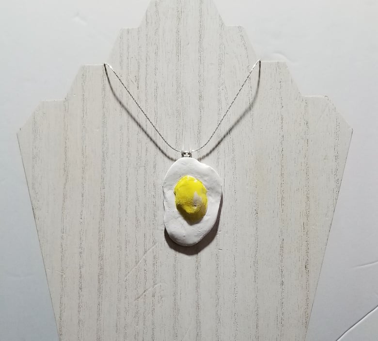 Image of Fried Egg Necklace #3