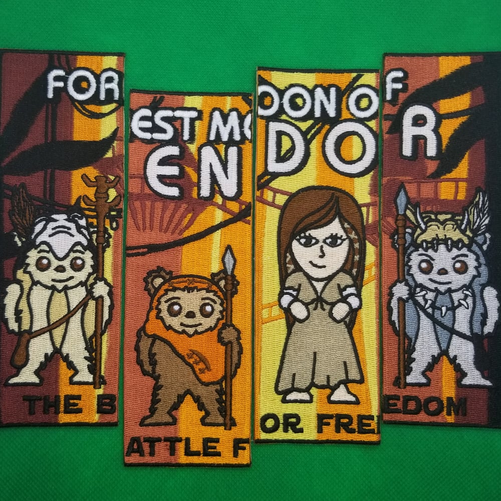 Endor 4-piece puzzle patch