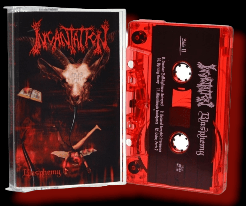 INCANTATION - BLASPHEMY (CASSETTE) RED SHELL