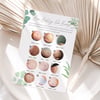 Baby Shower Games - Beer Belly Or Bump Game Cards Botanical Greenery