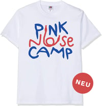 Pink Noise Camp Shirt Weiß
