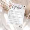 Hen Party Games - Dirty Minds Game Cards Boho Floral