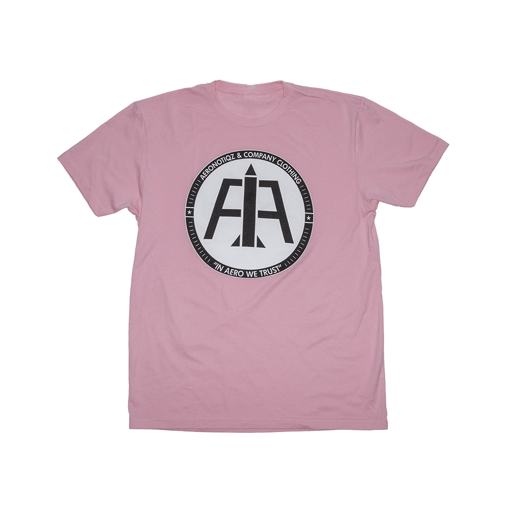 Pink Aero Logo Tee Shirt