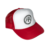 Red Two Tone Aero Logo Mesh Trucker Hat