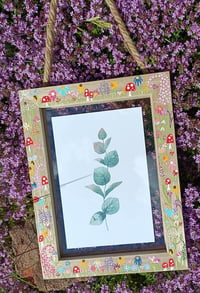 Image 1 of Hanging wooden photo frame