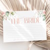 Hen Party Games - Memory With The Bride Game Cards Rose Boho Floral