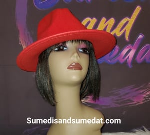 Image of Kids Fedora Solid Colors (52-54)cm