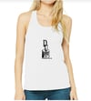 Limited Edition- DU School Logo Womens Tank (White)