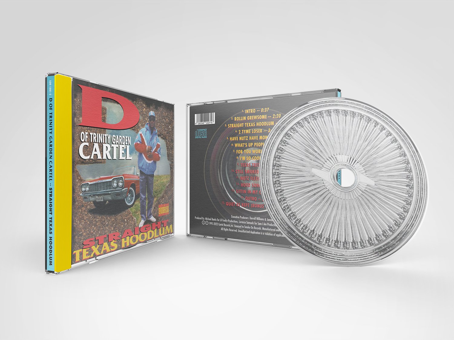 Image of D of Trinity Garden Cartel - Straight Texas Hoodlum CD