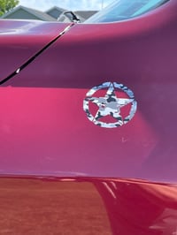 Image 1 of Distressed Patriotic Military Army Star Vinyl Decal 