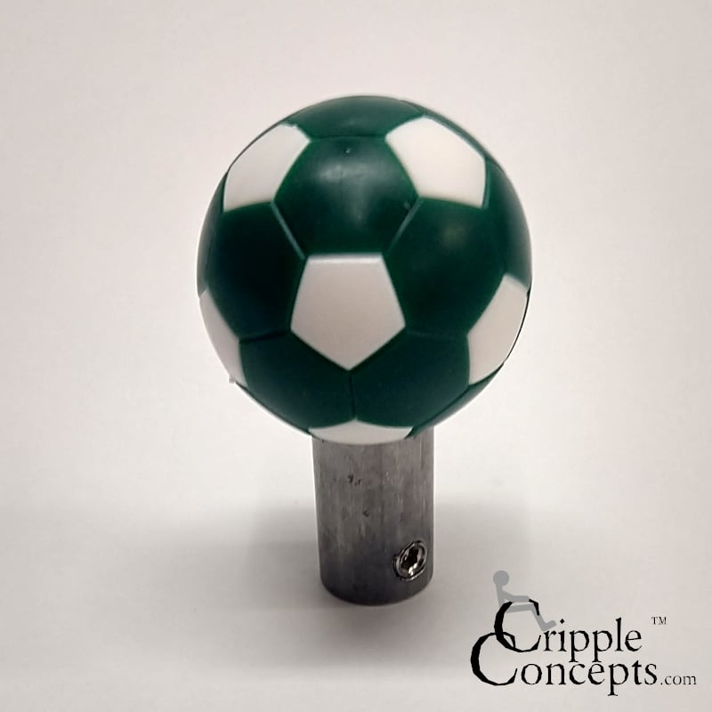 Green Soccer Ball Joystick Knob