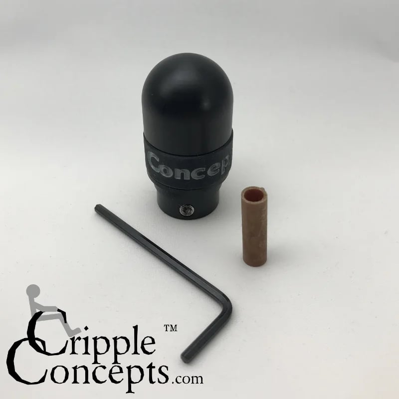 Black Plastic "bullet" shaped Joystick Knob