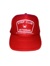MEJ Trucker Hats / Red & White