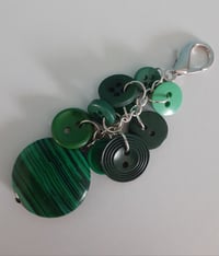 Moody Green Keychain