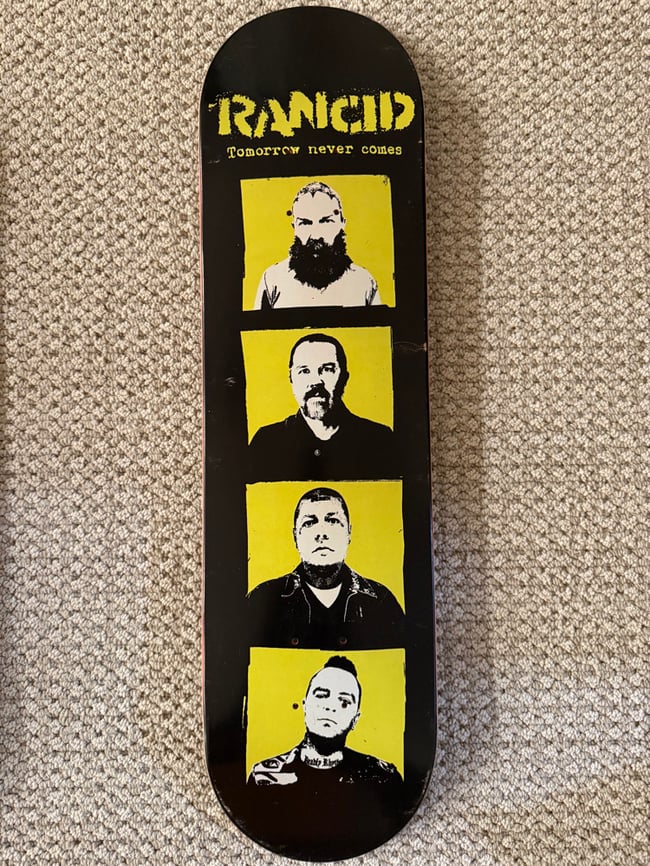 Rancid - tomorrow never comes skateboard 