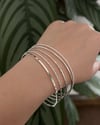 Silver Stacking Bangles