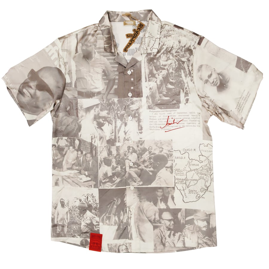 Image of 1975 Abel Djassi Silk Shirt - Amilcar Cabral