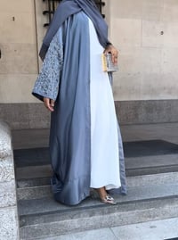 Image 4 of Aira dark grey abaya