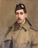 Count Casimir Dunin Markievicz (1874-1932) Early 20th Century  'Portrait of a Scottish Officer'