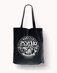Image 1 of NEW LOGO PSYCHO - Tote Bag black