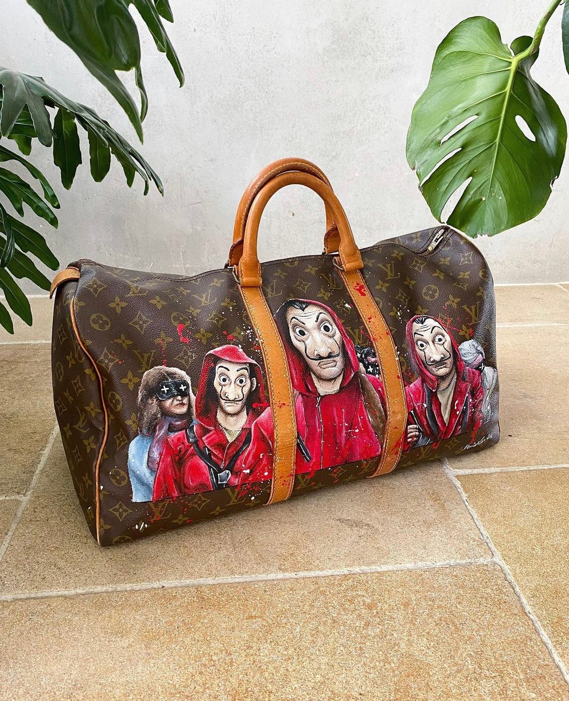 louis vuitton hand painted