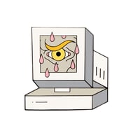 Image 1 of Pin's ORDINATEUR ŒIL