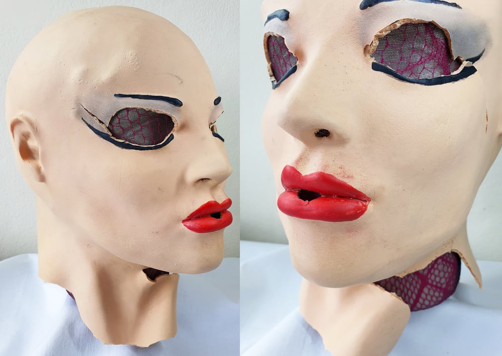MISS MEATFACE MEMORABILIA: Foamex Latex MeatMaid Mask #2