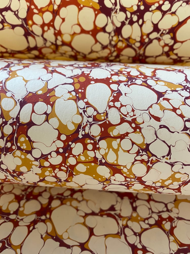 Image of Marbled Paper #11 'Italian Vein' Marbled Paper