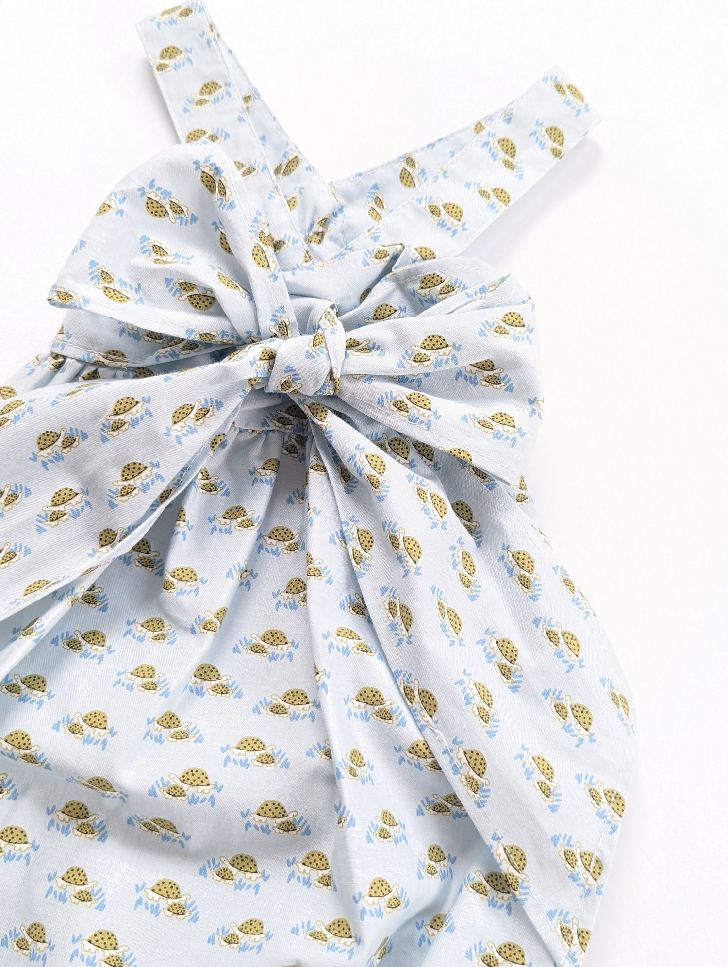 Image of Cute Turtle Bow Romper