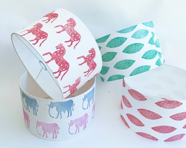 Lampshades different sizes 