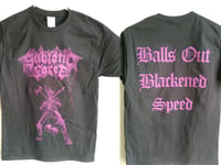 Sadistic Force - Balls Out Blackened Speed shirt (black/purple)