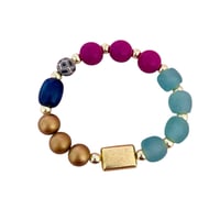 Multi bead + Gold Brushed