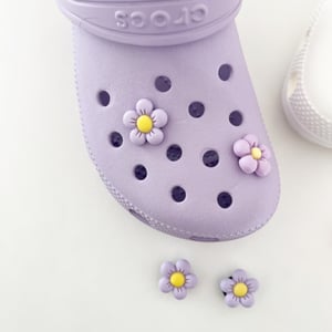 Image of Small Daisy Croc Charms (Set of 2)