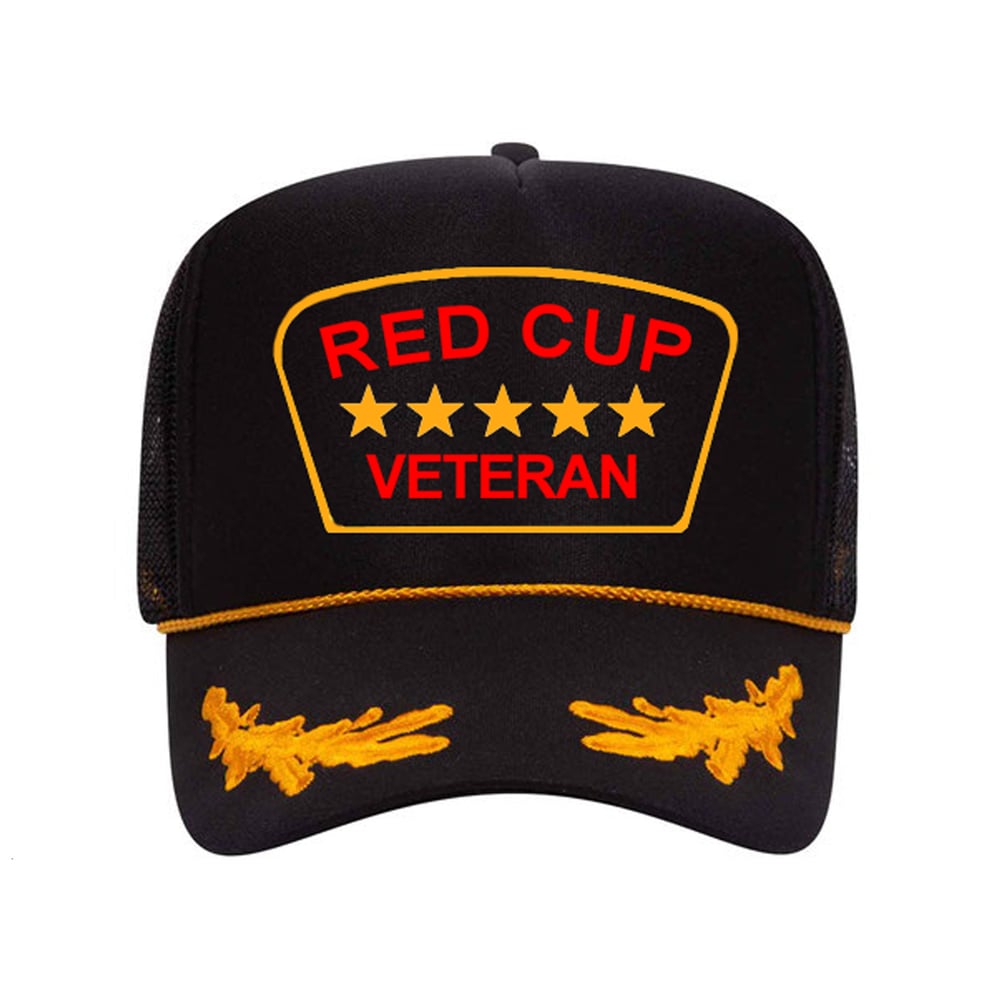 Image of Red Cup Veteran Hat