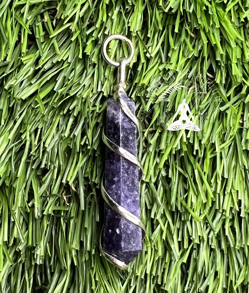 Image of Amethyst Wrapped Pendant 