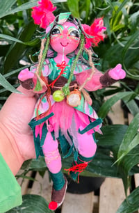 Image 3 of Handmade Art Doll- Deni the Garden Fairy