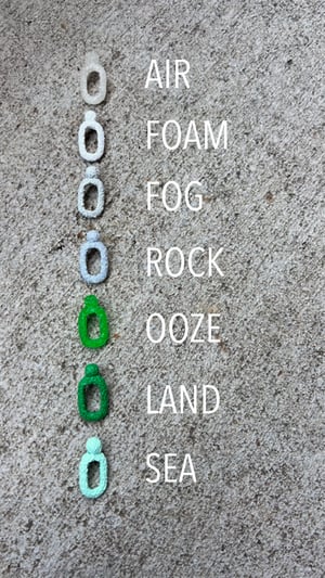 Image of to this EARTH (earrings - ball+link)