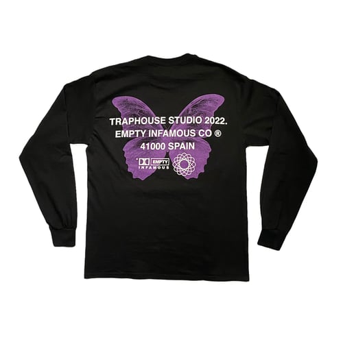 Image of Butterfly Black Long Sleeve 