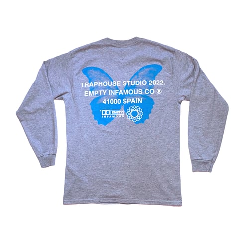 Image of Butterfly Grey Long Sleeve 