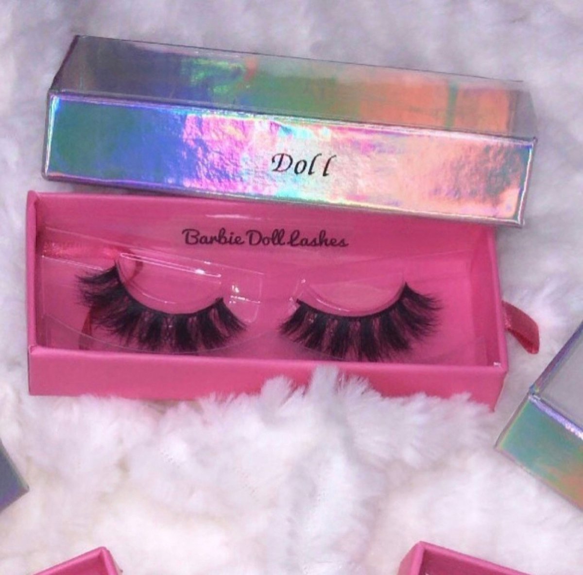 Dorisue Halloween Eyelashes Light Pink for eyelash extensions Goth