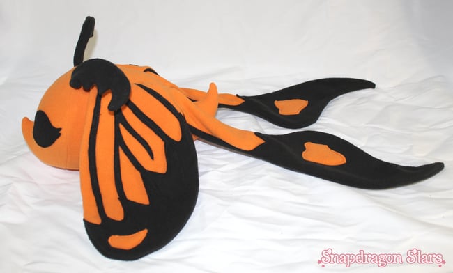 Long Tailed Burnet Moth Plushie