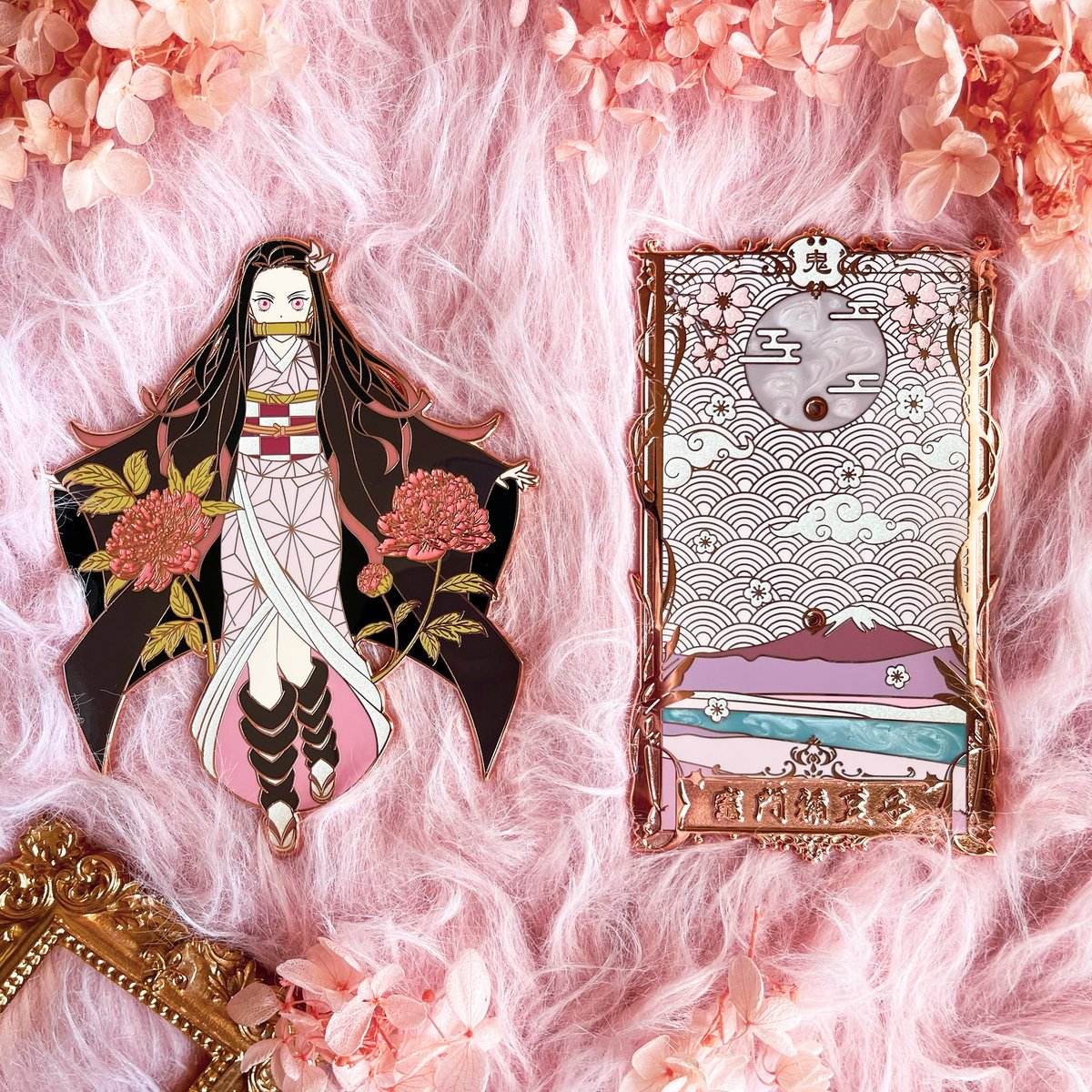 Nezuko Demon Slayer Pins Pinfo ➝ DjoischDesign ➝ - Depop