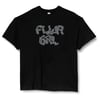 FLWR GRL rhinestone t-shirt (black)